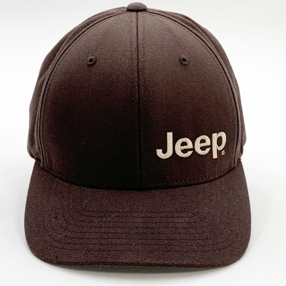 *SOLD* Jeep Hat Port Authority L LX Brown FlexFit - Picture 10 of 12